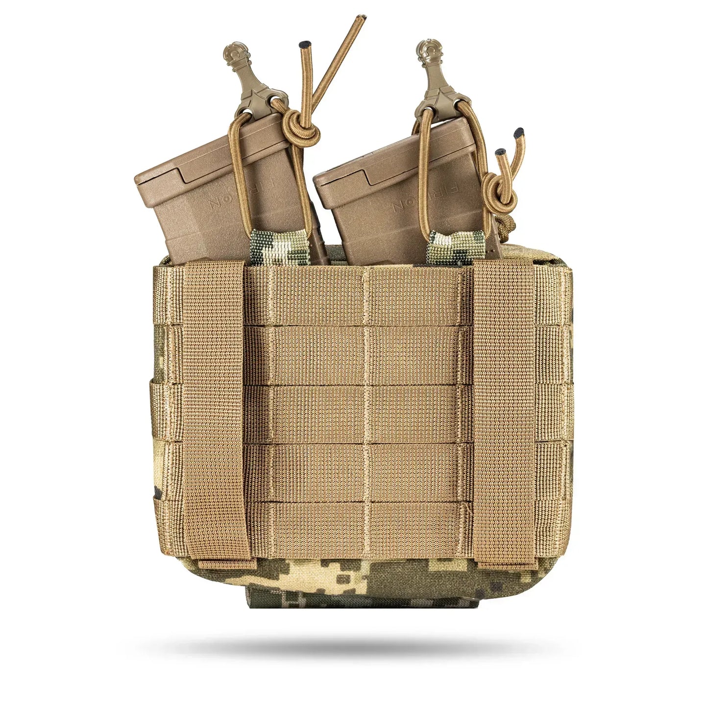 FamTac Admin + Double Mag Pouch – Ukrainian Pixel | AK/AR, MOLLE - Blender Tactical