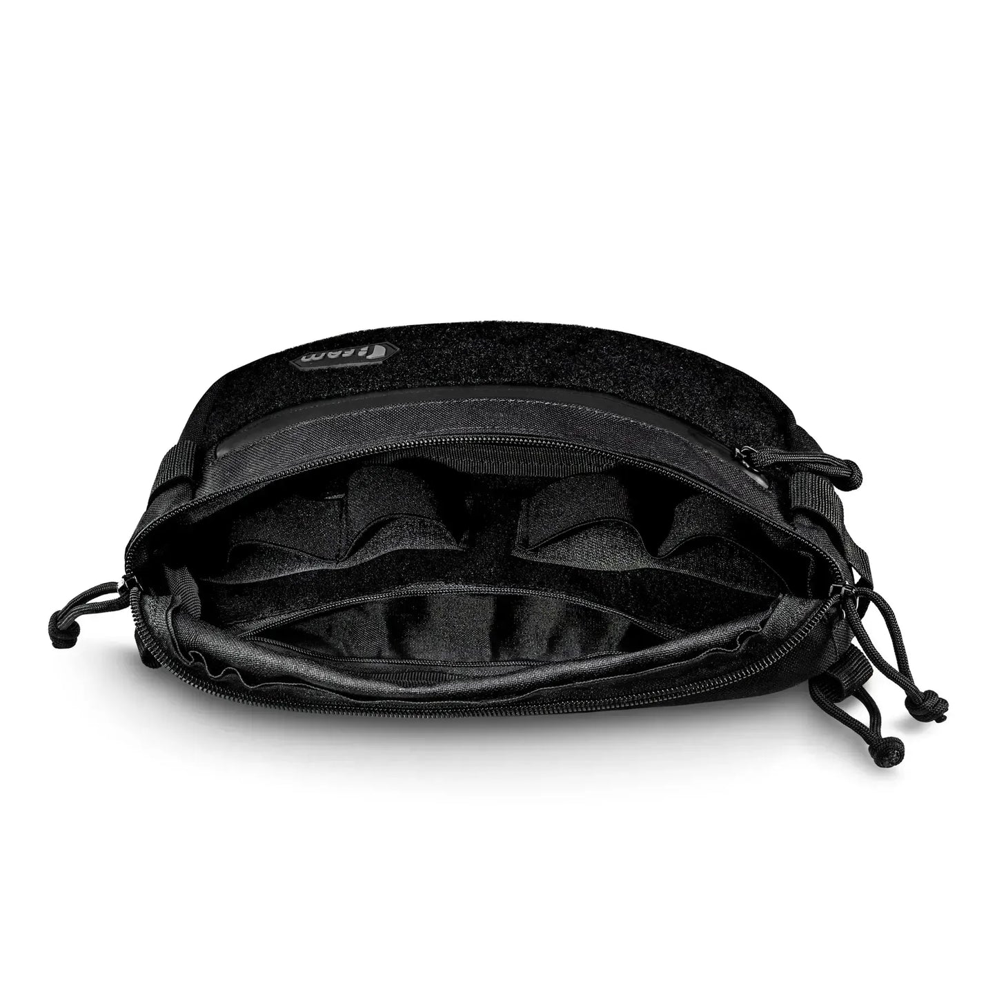 FamTac M8 XL Tactical Chest Bag / Waist Pack – Black | Velcro & Strap - Blender Tactical
