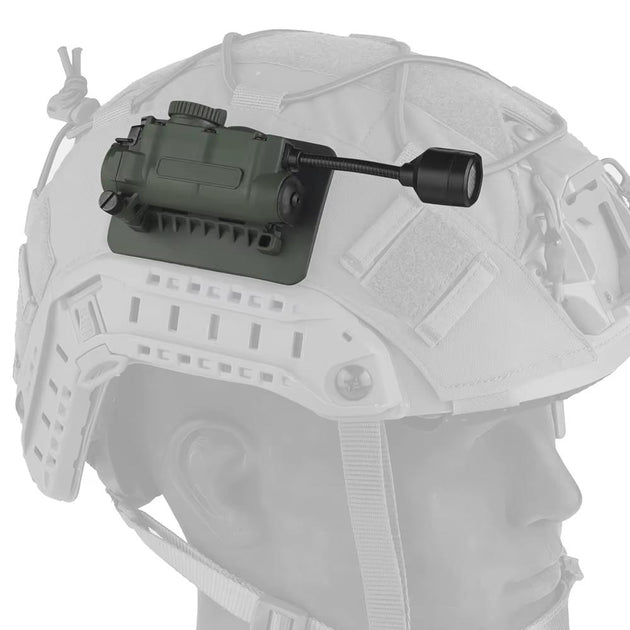 Sidewinder MPLS 5-LED Helmet Light – Foliage Green - Blender Tactical