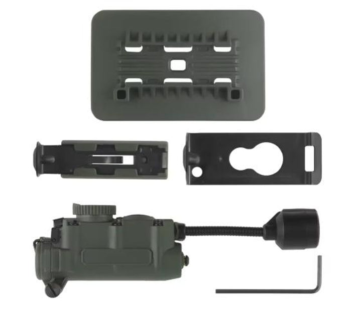 Sidewinder MPLS 5-LED Helmet Light – Foliage Green - Blender Tactical