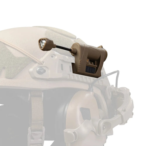 MPLS Charge Tactical Helmet Light – Coyote Tan - Blender Tactical