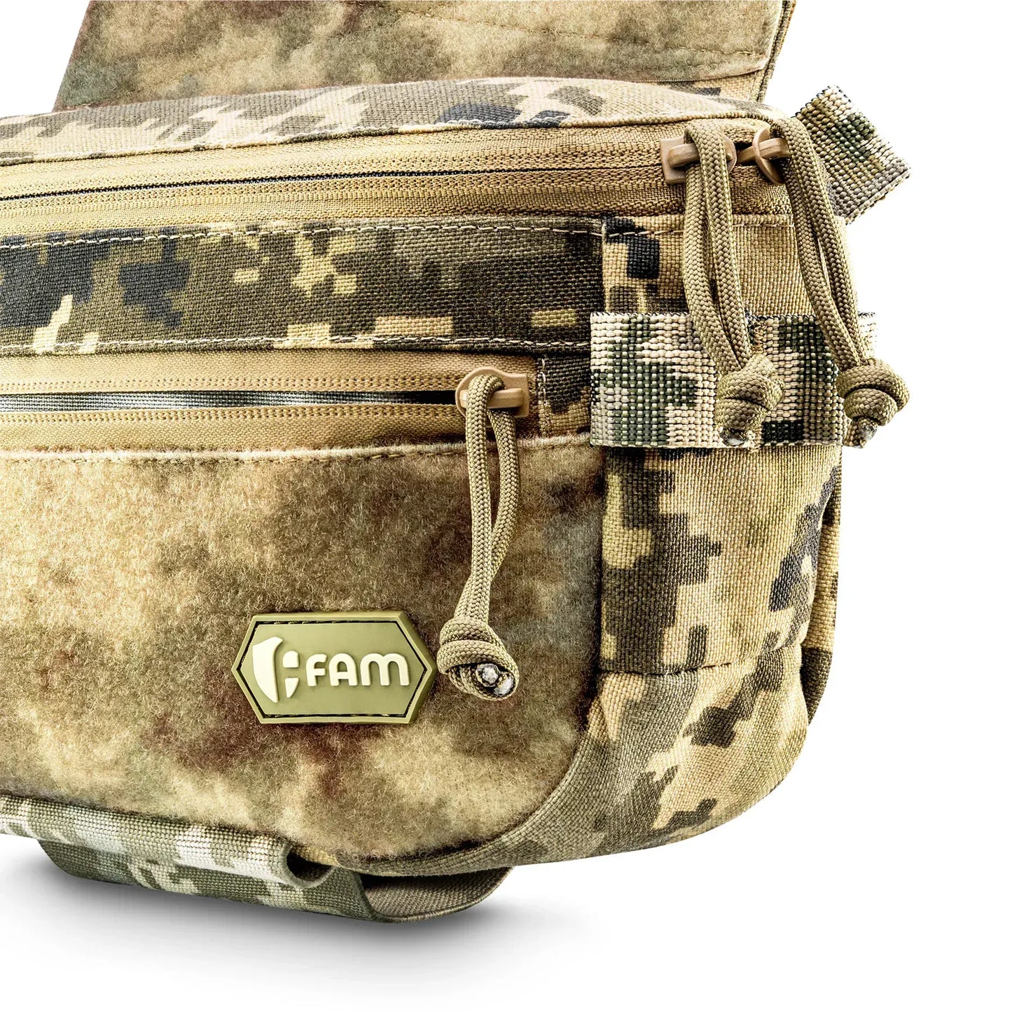 FamTac M8 XL Tactical Chest Bag / Waist Pack – Ukrainian Pixel | Velcro & Strap - Blender Tactical