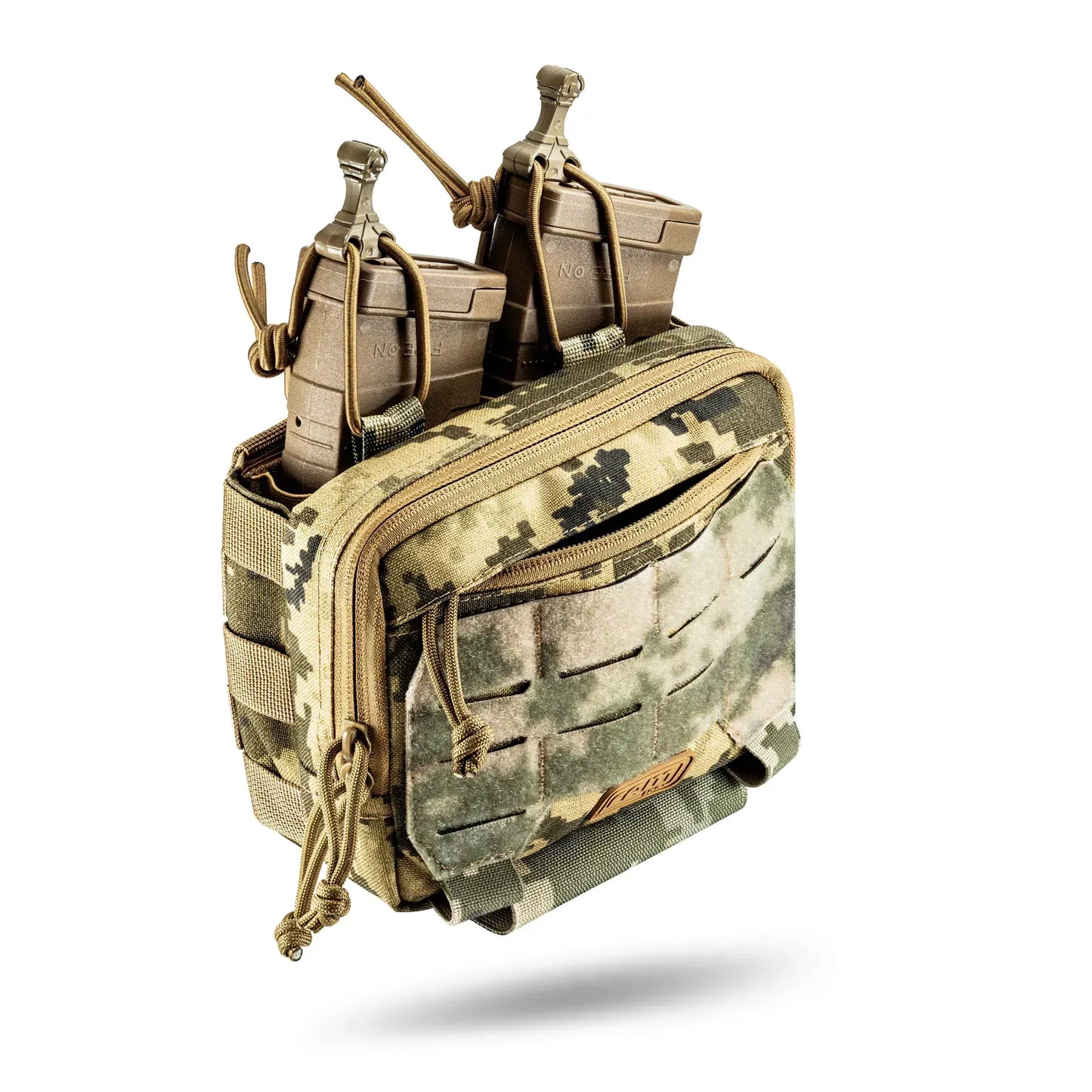 FamTac Admin + Double Mag Pouch – Ukrainian Pixel | AK/AR, MOLLE - Blender Tactical
