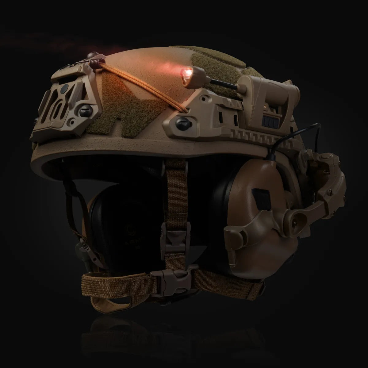 MPLS Charge Tactical Helmet Light – Coyote Tan - Blender Tactical