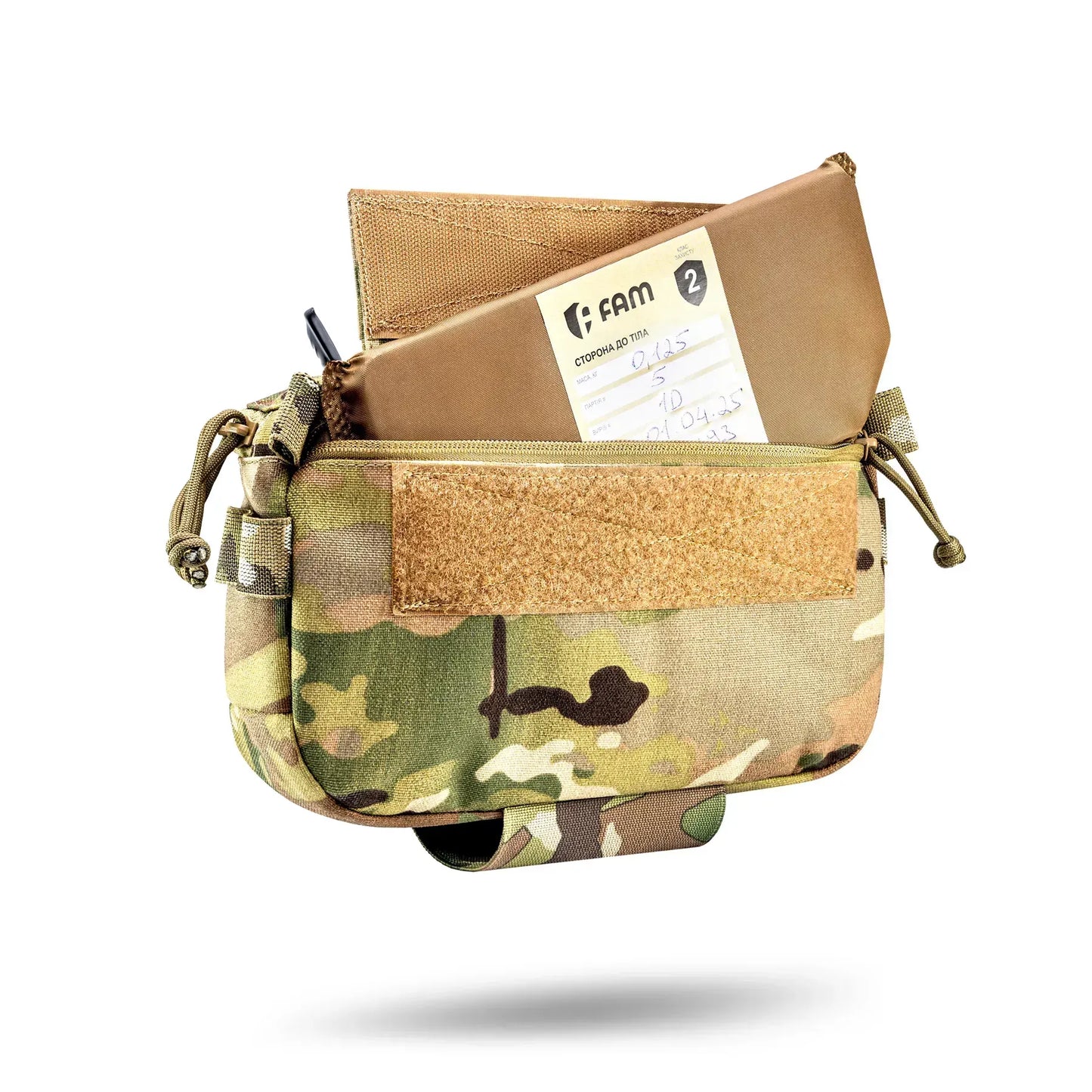 FamTac M8 XL Tactical Chest Bag / Waist Pack – Multicam | Velcro & Strap - Blender Tactical