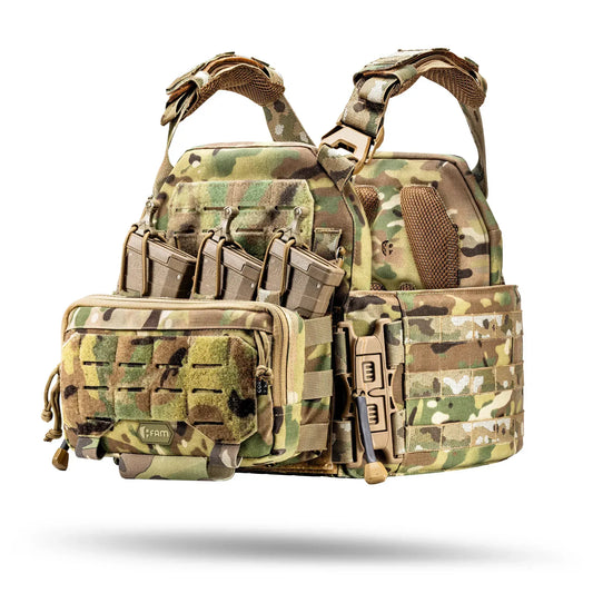 FamTac Plate Carrier M8 + AdminMag Panel | Multicam - Blender Tactical