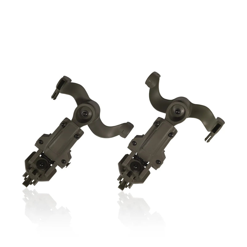 Earmor ARC Helmet Adapter Kit – Rail Mounts for M31/M32 (Foliage Green) - Blender Tactical