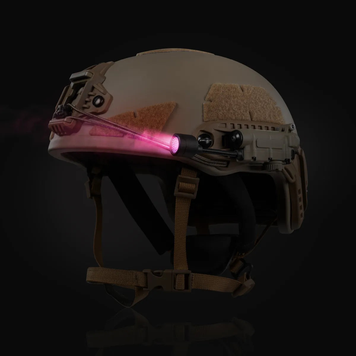 Sidewinder MPLS 5-LED Helmet Light – Coyote Tan - Blender Tactical