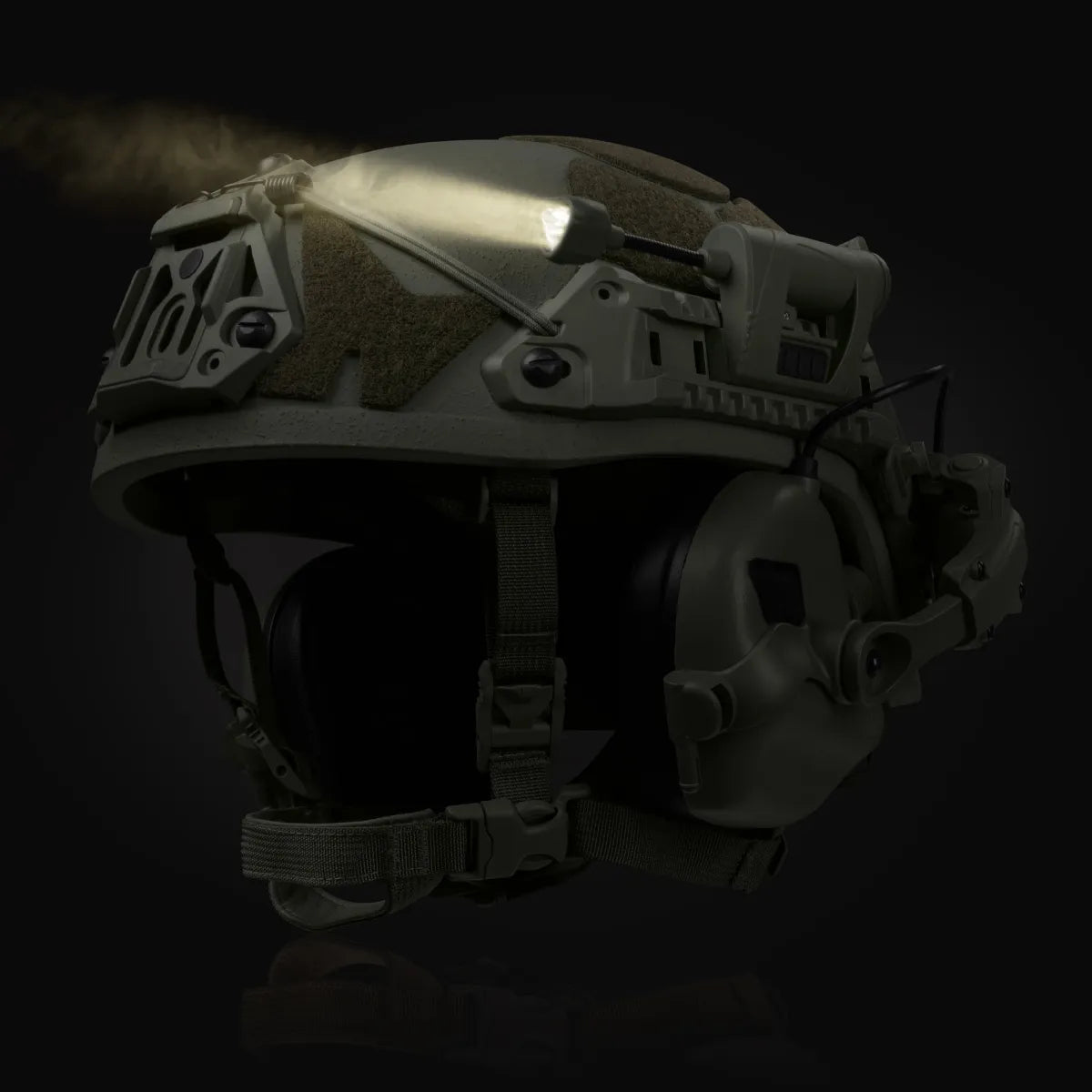 MPLS Charge Tactical Helmet Light – Foliage Green - Blender Tactical