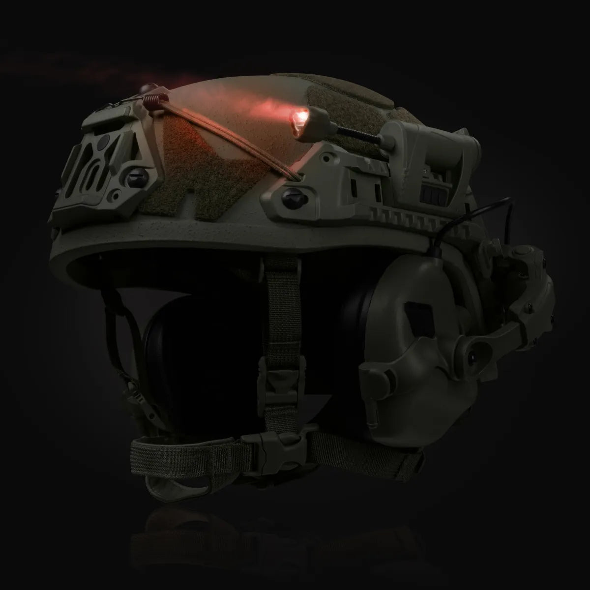 MPLS Charge Tactical Helmet Light – Foliage Green - Blender Tactical