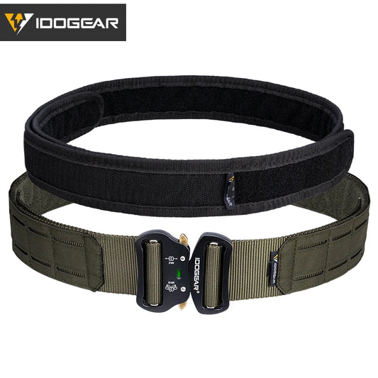 IDOGEAR 2" Tactical Belt with Metal Buckle – Ranger Green