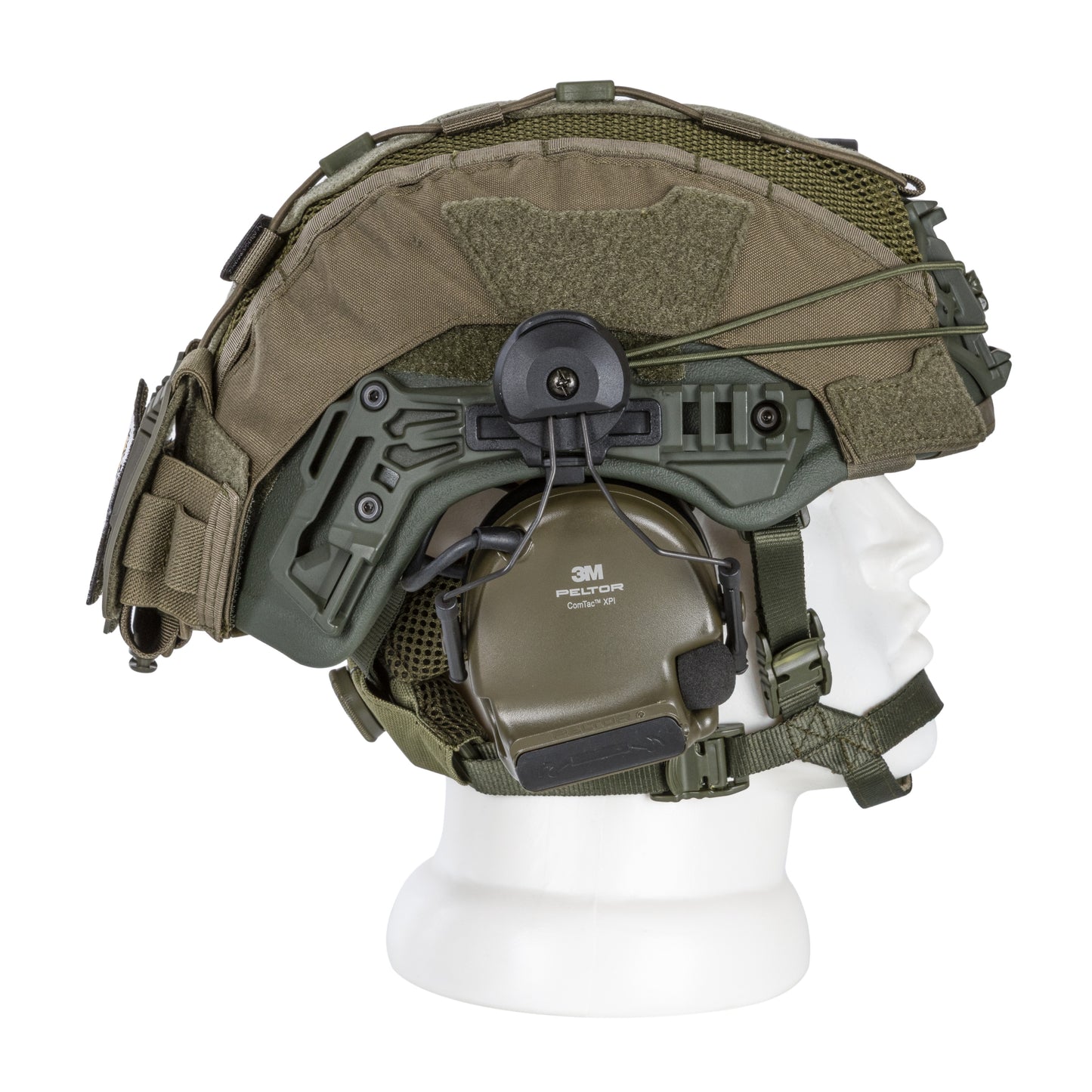 Blender™ Exfil Ballistic FAST Helmet 3M Peltor Comtac Kit NIJ IIIA – Ranger Green