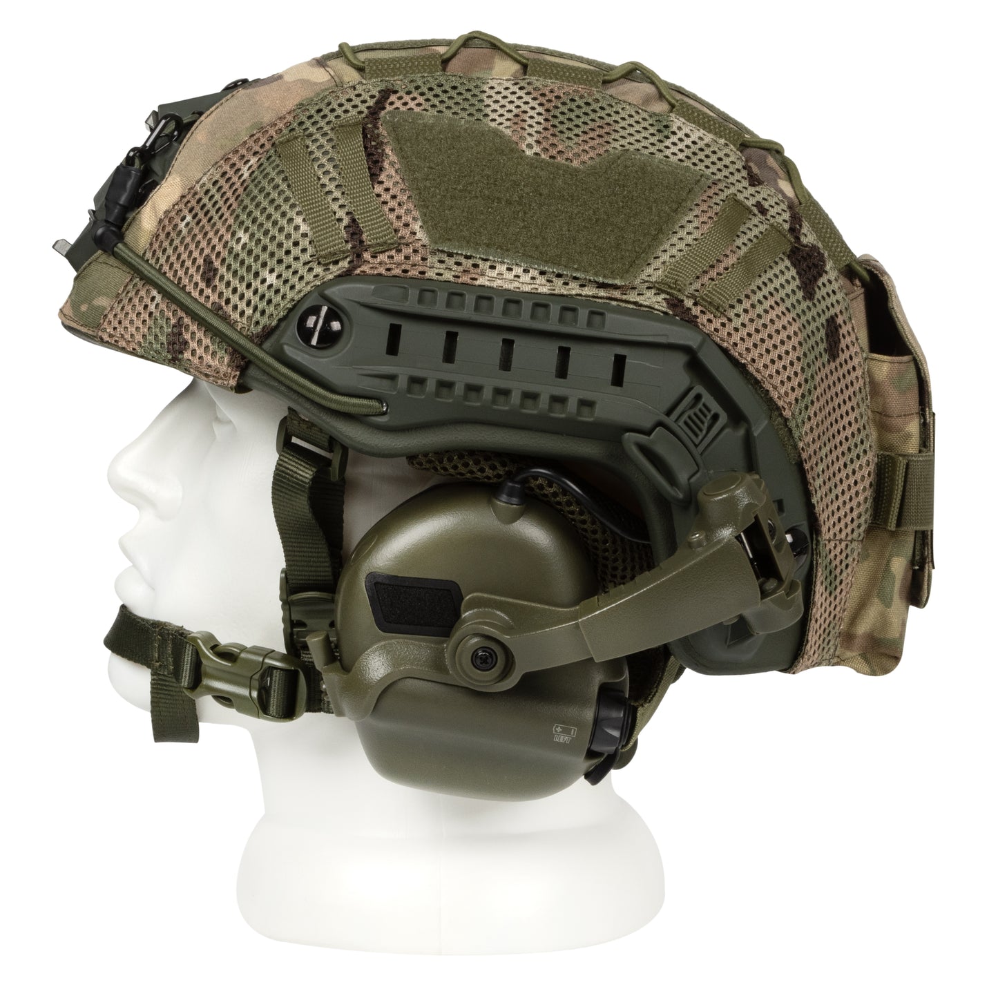Blender™ Sentinel Ballistic FAST Helmet Kit – Ranger Green NIJ IIIA - Blender Tactical