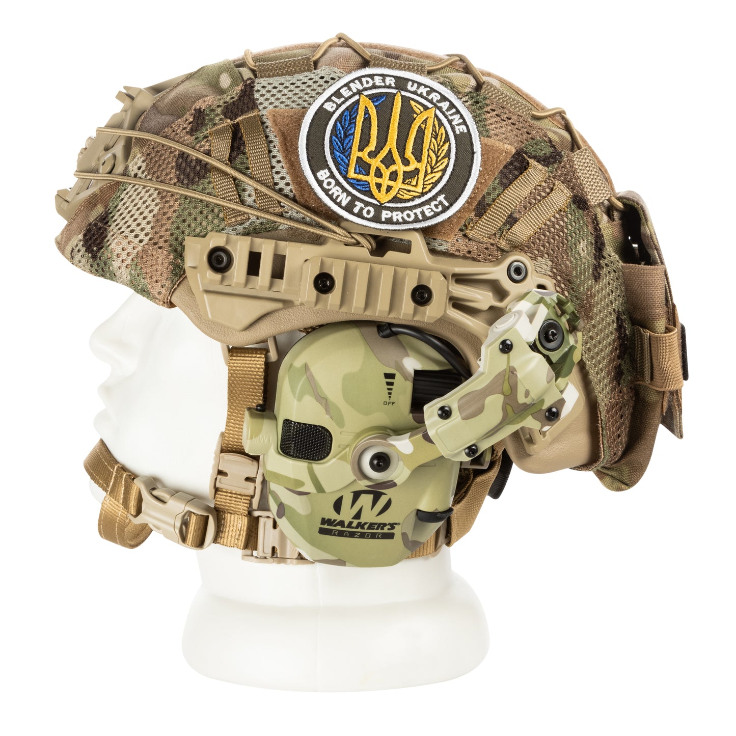 Blender™ Warrior Ballistic FAST Helmet Kit – Exfil Desert NIJ IIIA - Blender Tactical
