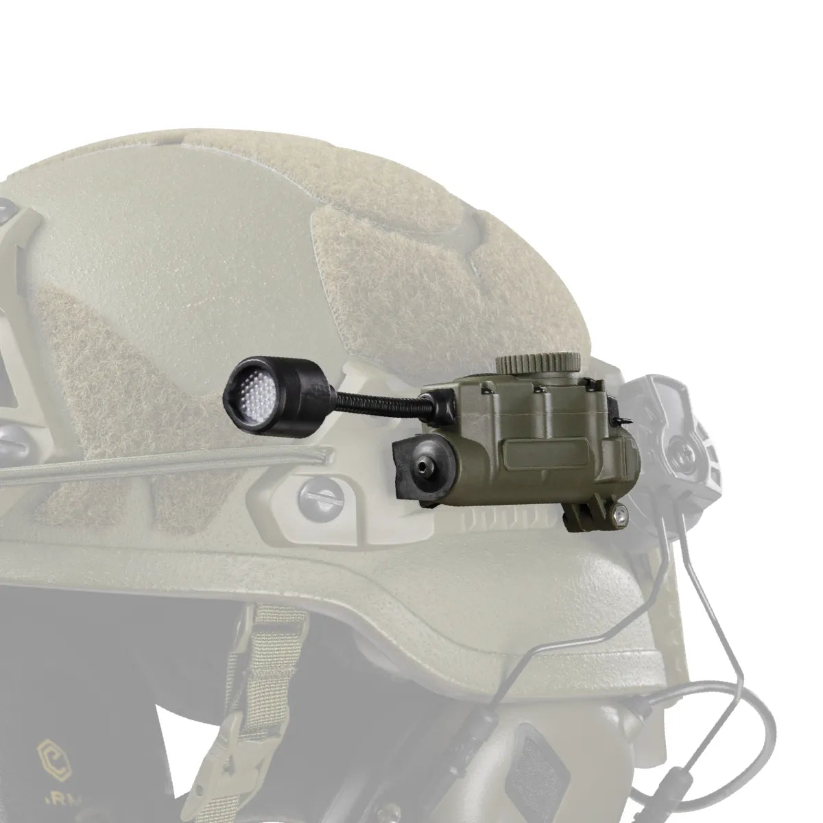 Sidewinder MPLS 5-LED Helmet Light – Foliage Green - Blender Tactical