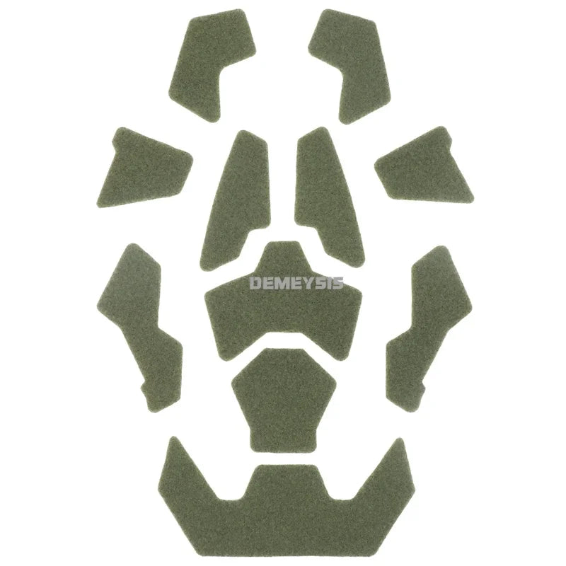 Tactical 11pcs FAST Helmet Hook & Loop Patches - Blender Tactical