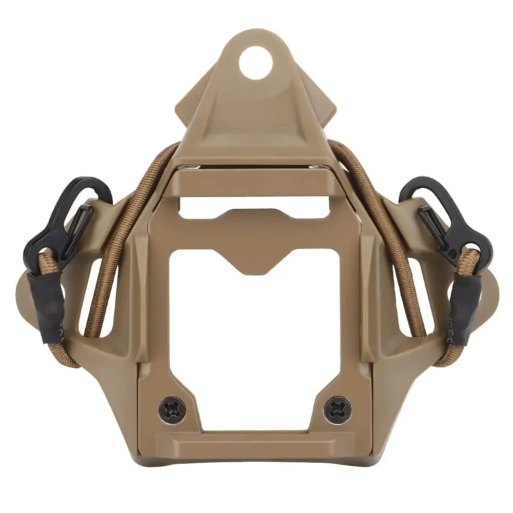 Tactical NVG Mount Adapter with Hook Rope – 3-Hole Helmet Bracket for FAST/MICH/Wendy - Blender Tactical