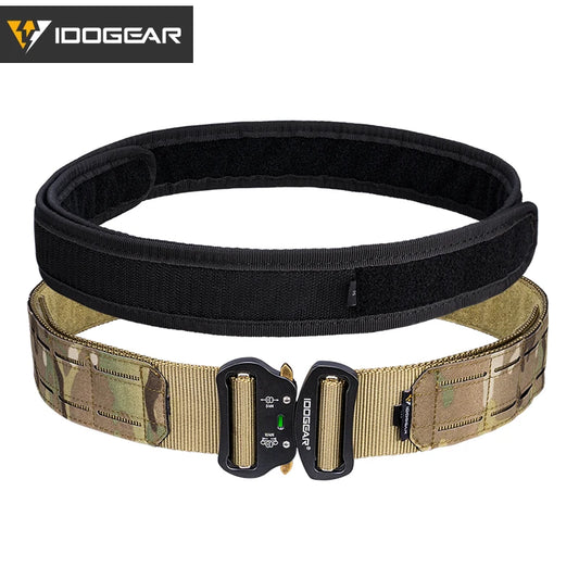 IDOGEAR 2" Tactical Belt with Metal Buckle – Multicam
