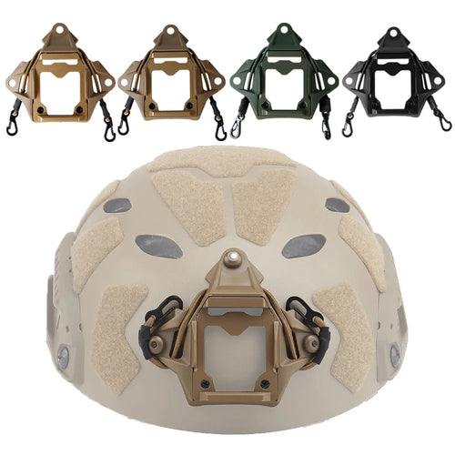 Tactical NVG Mount Adapter with Hook Rope – 3-Hole Helmet Bracket for FAST/MICH/Wendy - Blender Tactical