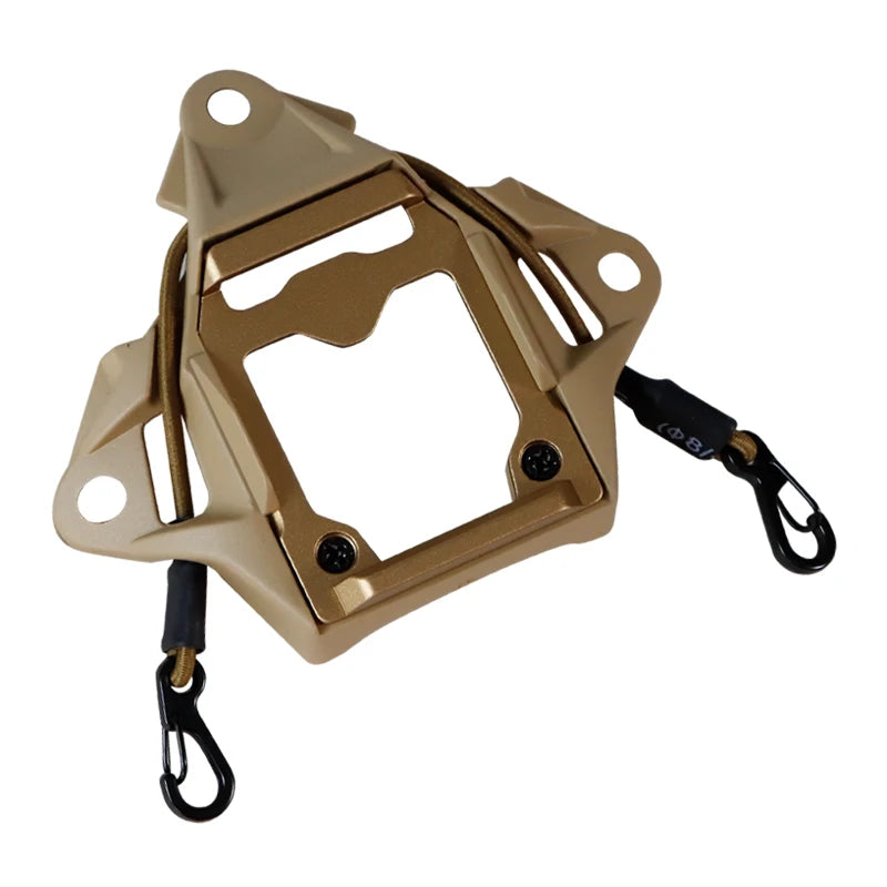 Tactical NVG Mount Adapter with Hook Rope – 3-Hole Helmet Bracket for FAST/MICH/Wendy - Blender Tactical