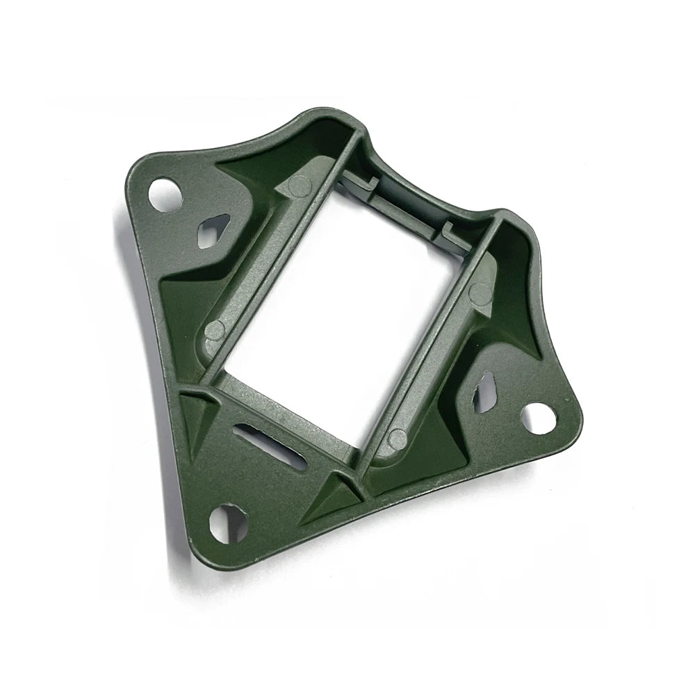Tactical Helmet NVG Mount Base – 3-Hole Aluminum Shroud for FAST/Marine Helmets - Blender Tactical