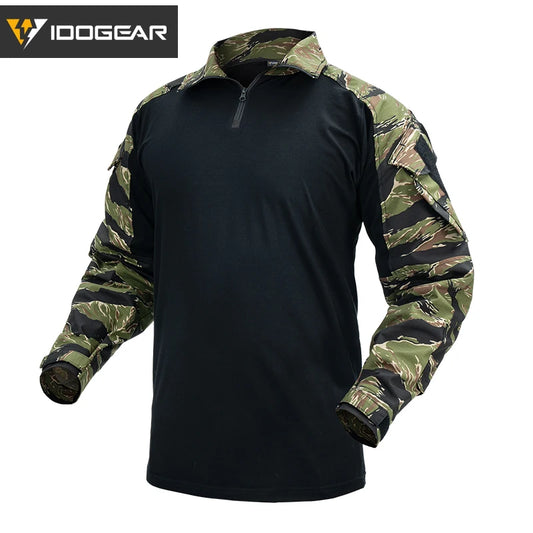 IDOGEAR G3 Combat Shirt with Elbow Pads – Vietnam Tiger Stripe