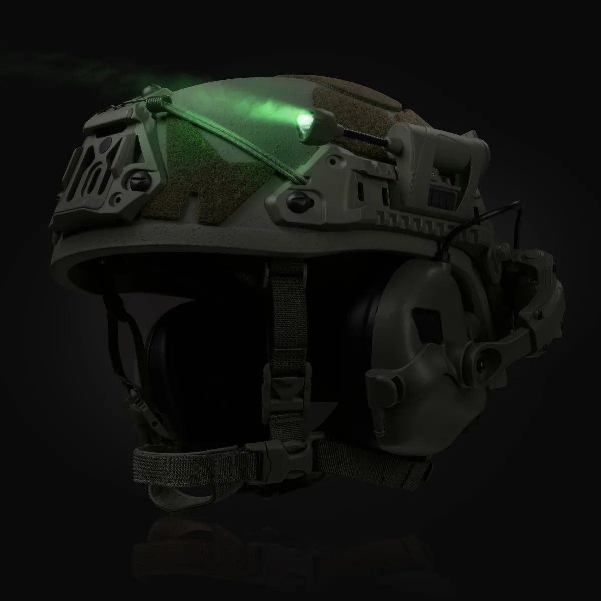 MPLS Charge Tactical Helmet Light – Foliage Green - Blender Tactical