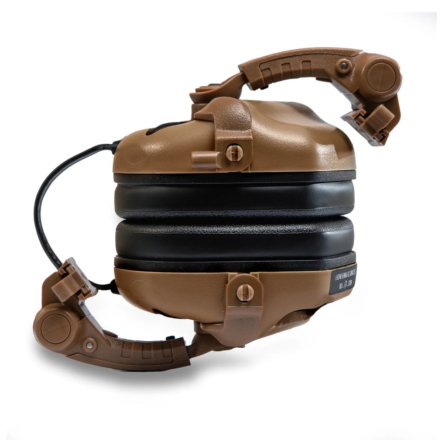Earmor M31X Helmet-Mounted Electronic Hearing Protector – Coyote Tan - Blender Tactical
