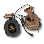 Casque de Communication Tactique Monté sur Casque Earmor M32X – Coyote Tan