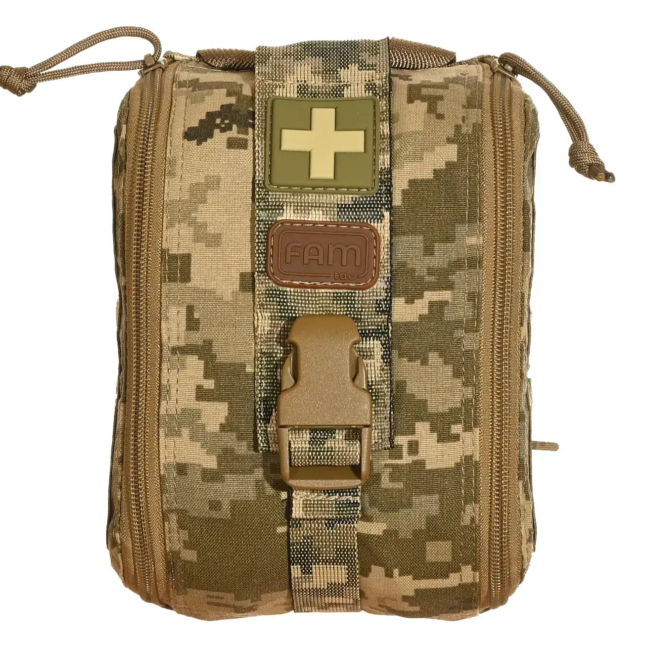 FamTac M7 Tactical IFAK Pouch – Ukrainian Pixel | MOLLE, Rip-Away Design - Blender Tactical