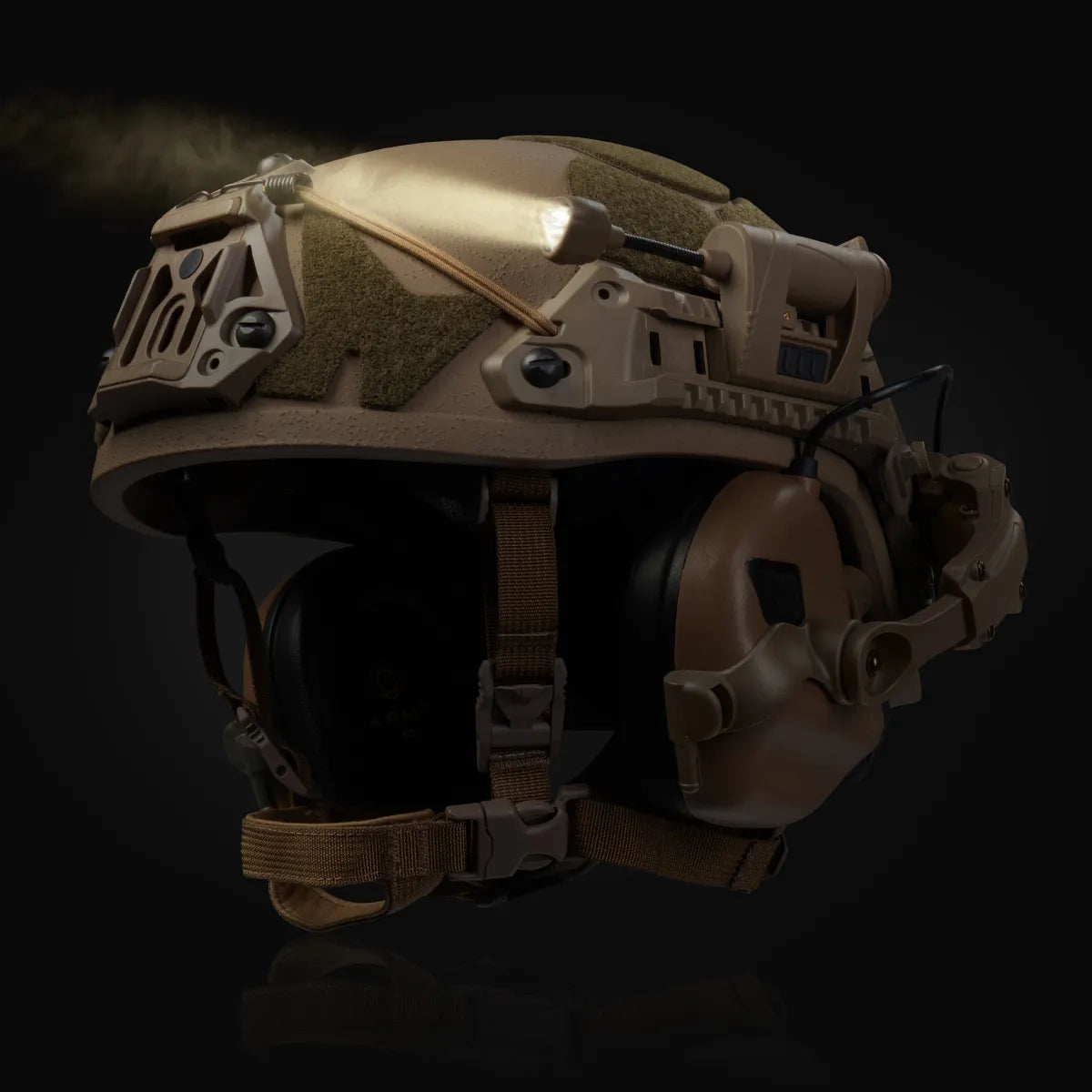 MPLS Charge Tactical Helmet Light – Coyote Tan - Blender Tactical