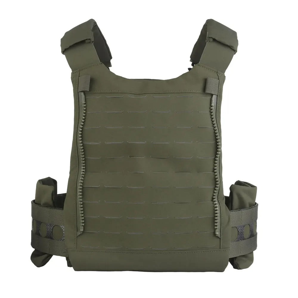 V5 PC Modular Plate Carrier with Laser-Cut MOLLE – Ranger Green
