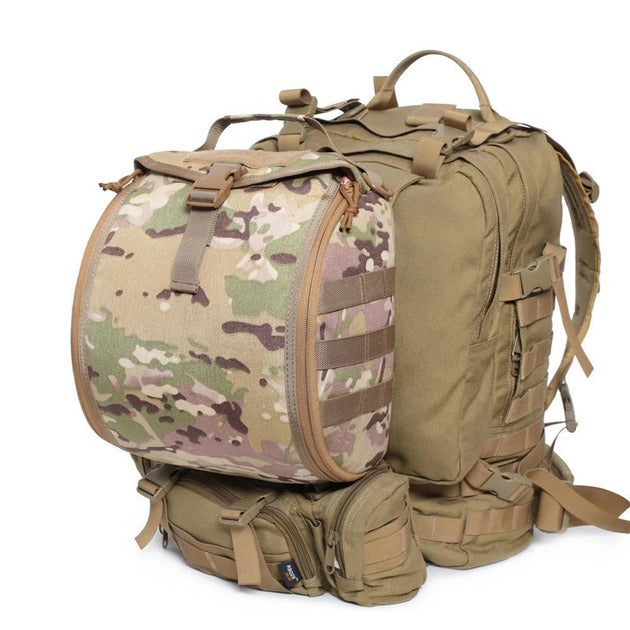 Tactical Helmet Bag – Ranger Green, MOLLE, Padded & Lined