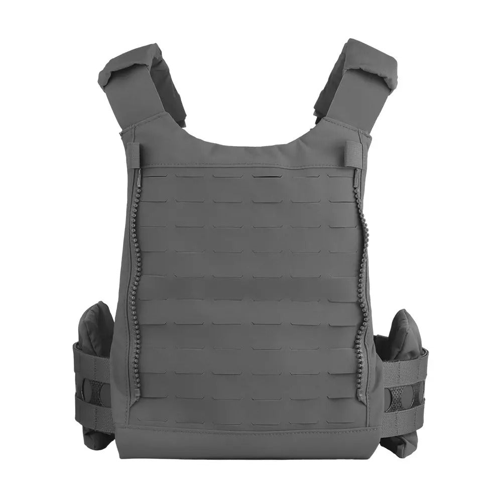 V5 PC Modular Plate Carrier with Laser-Cut MOLLE – Wolf Grey