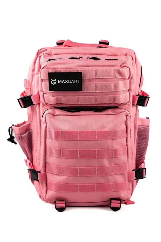 MAXGART Tactical Backpack 45L – Pink – Water-Resistant & Versatile