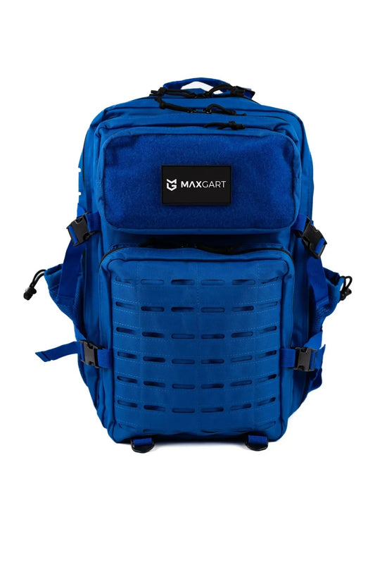 MAXGART Tactical Backpack 45L – Pulse Blue – Water-Resistant & Versatile