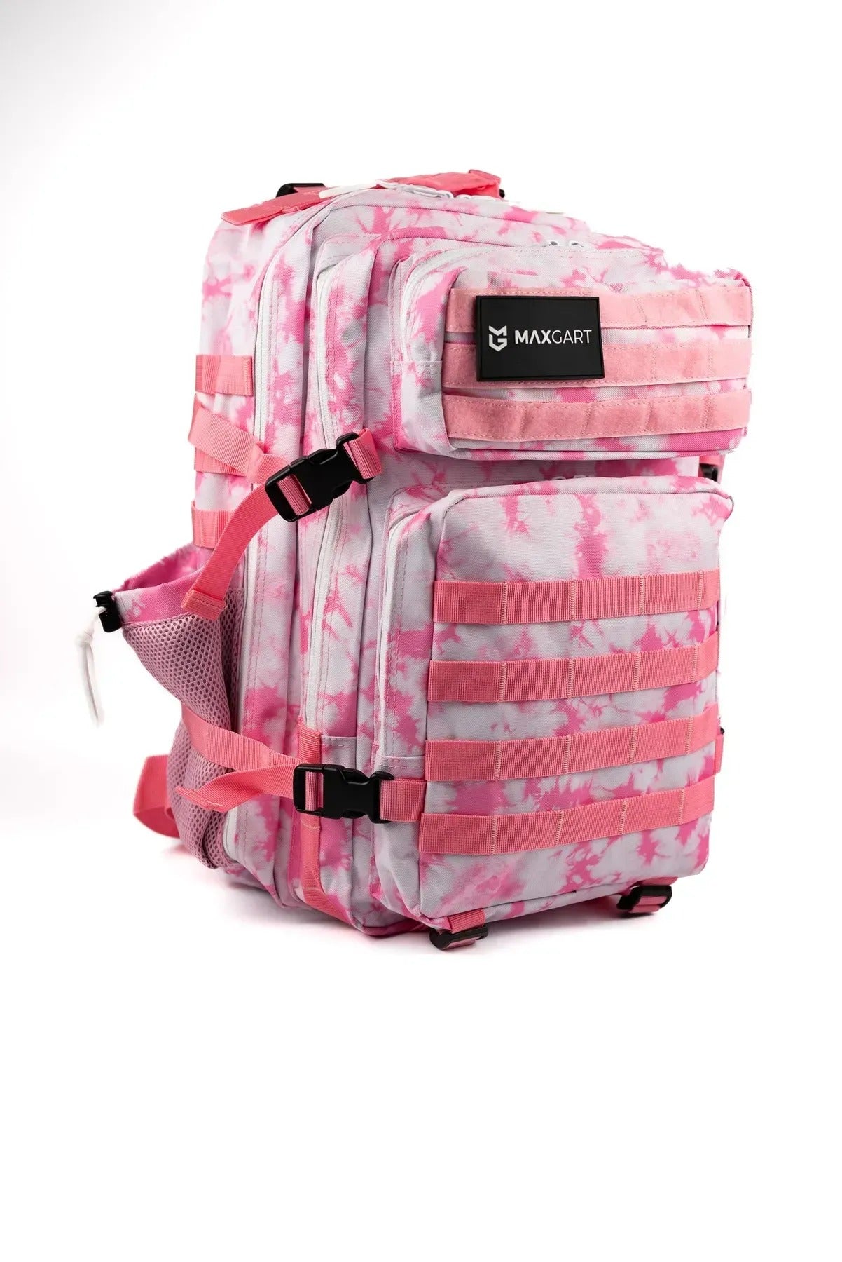 MAXGART Tactical Backpack 45L – Pink Coral – Water-Resistant & Versatile