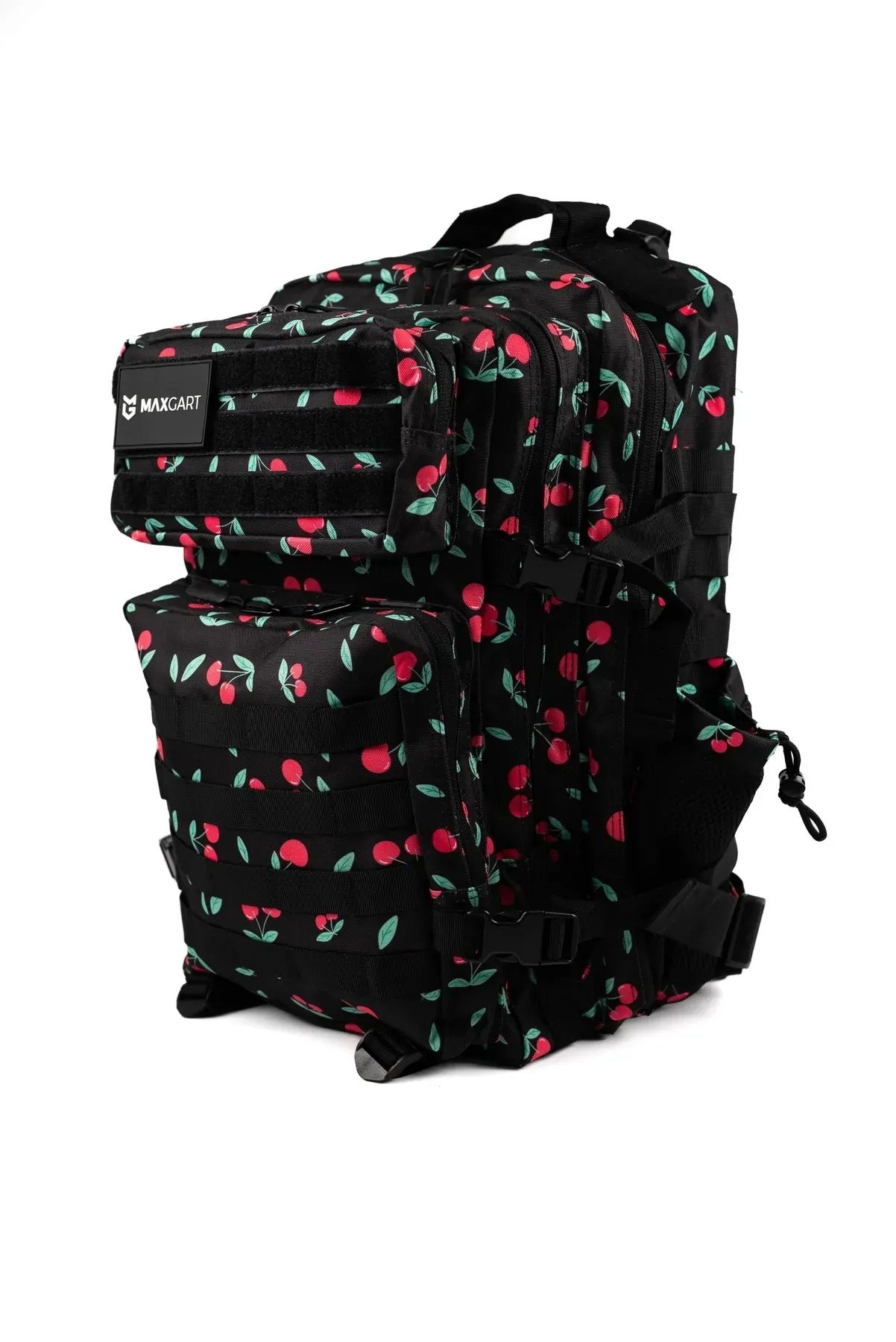 MAXGART Tactical Backpack 45L – Cherry – Water-Resistant & Versatile