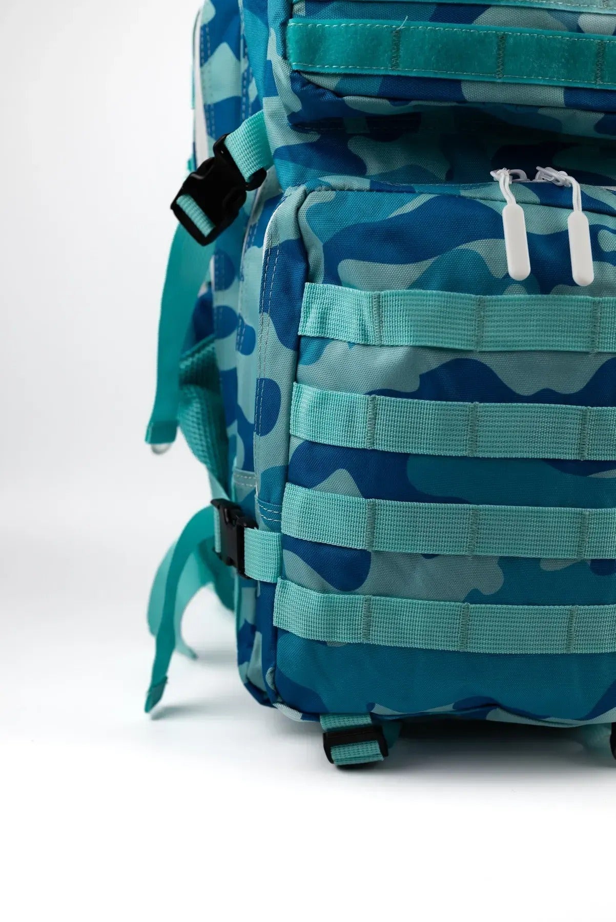 MAXGART Tactical Backpack 45L – Light Blue Camo – Water-Resistant & Versatile