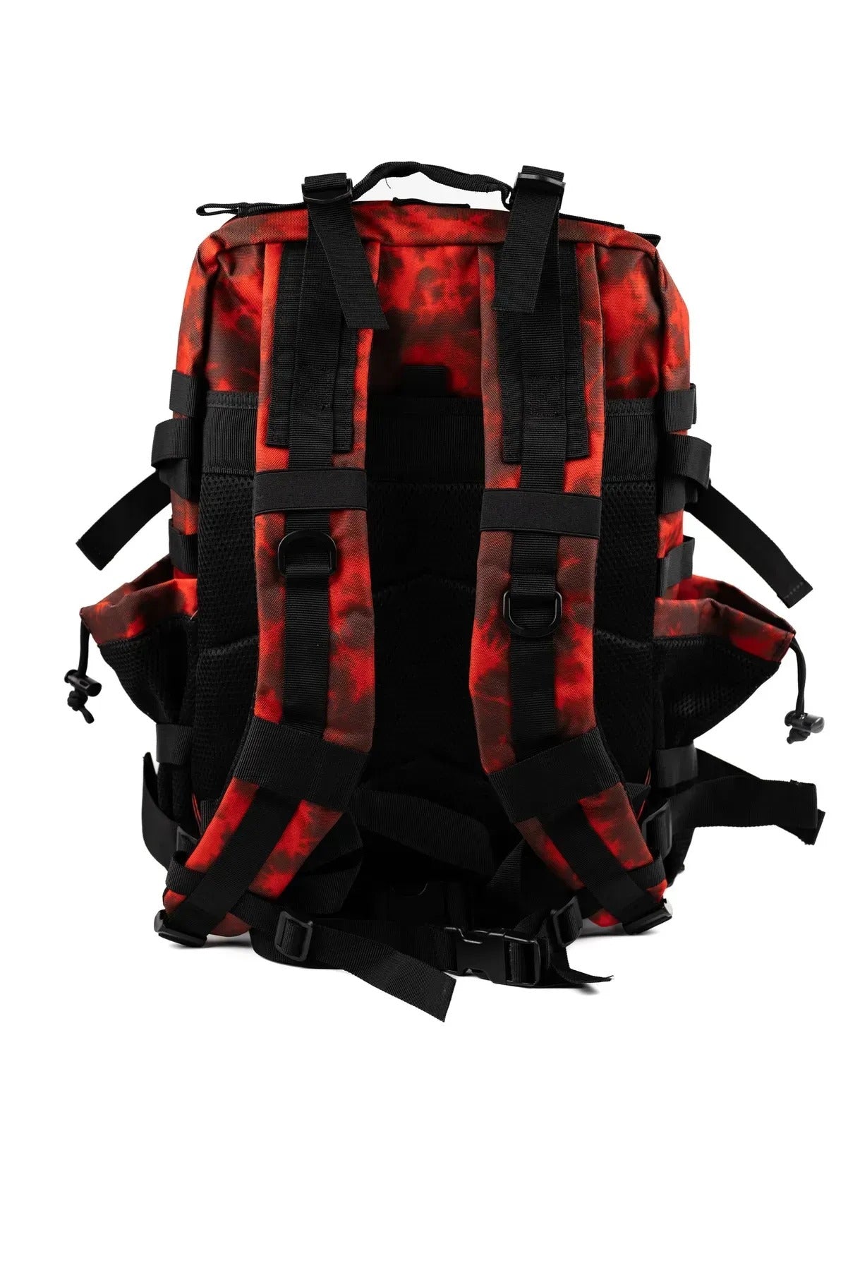 MAXGART Tactical Backpack 45L – Red Camo – Water-Resistant & Versatile