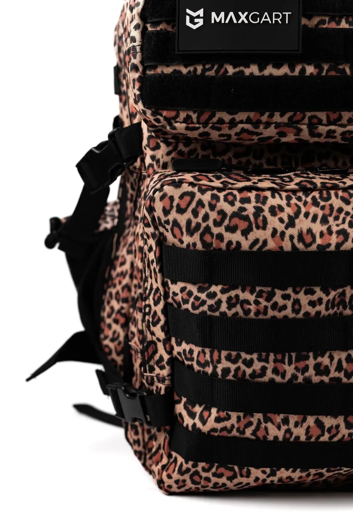 MAXGART Tactical Backpack 45L – Golden Leopard – Water-Resistant & Versatile
