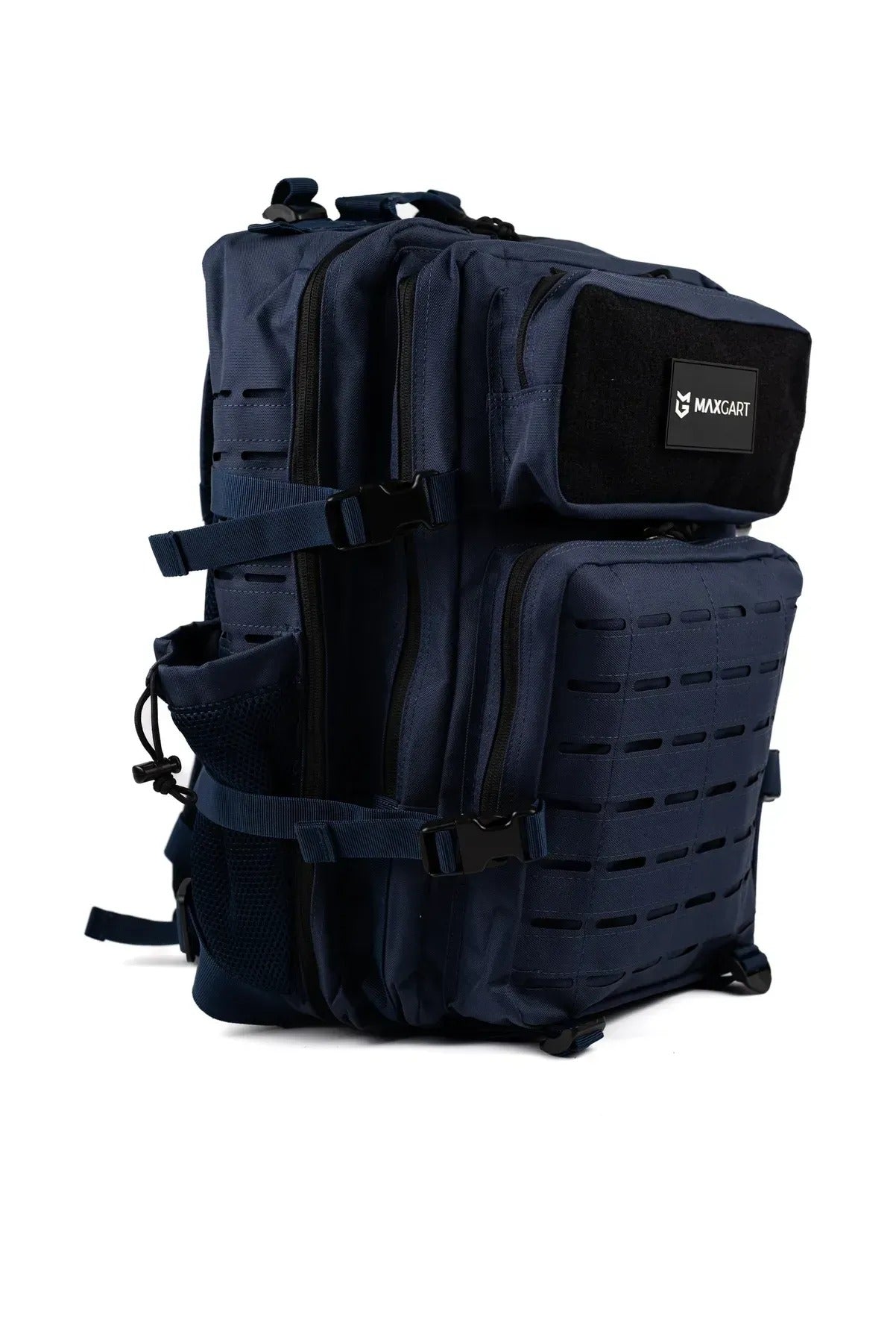 MAXGART Tactical Backpack 45L – Pulse Dark Blue – Water-Resistant & Versatile