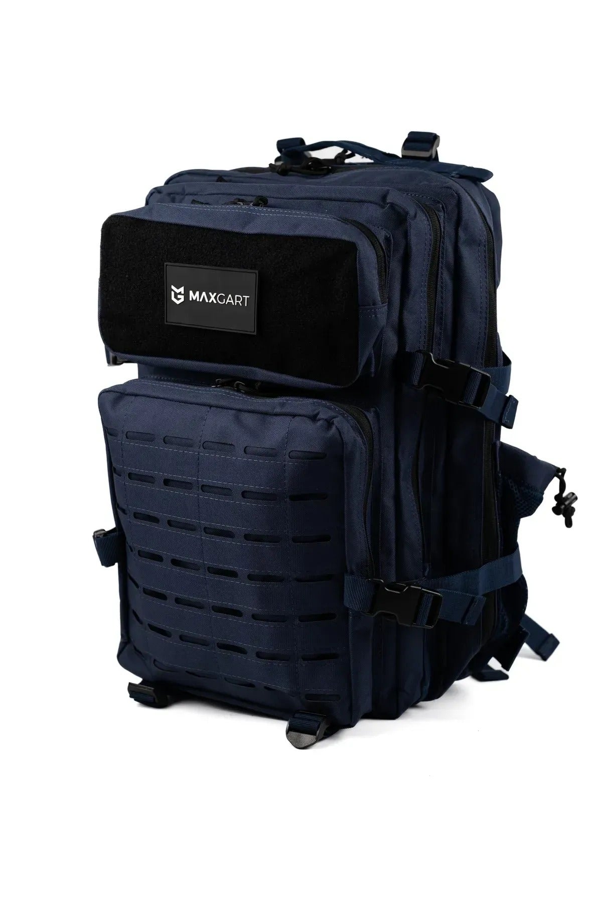 MAXGART Tactical Backpack 45L – Pulse Dark Blue – Water-Resistant & Versatile
