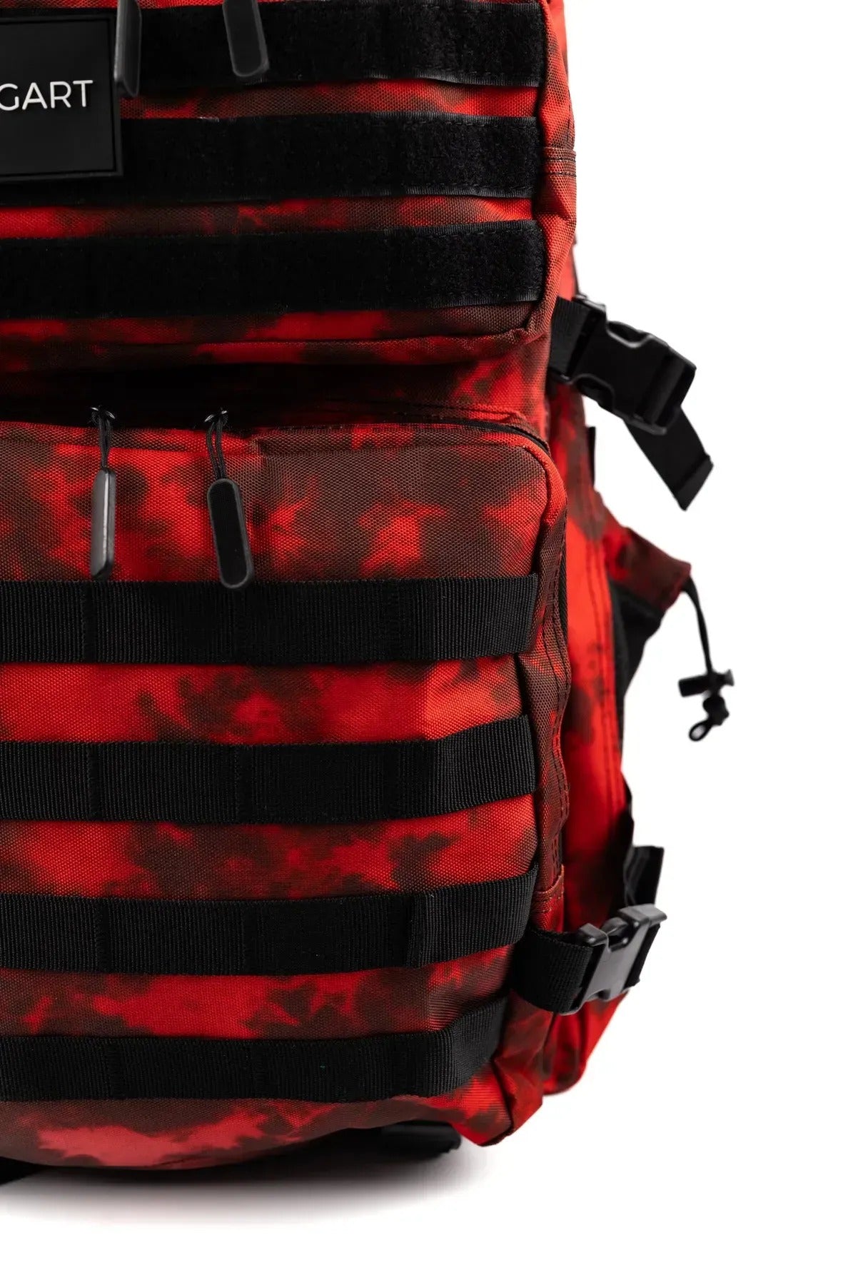 MAXGART Tactical Backpack 45L – Red Camo – Water-Resistant & Versatile