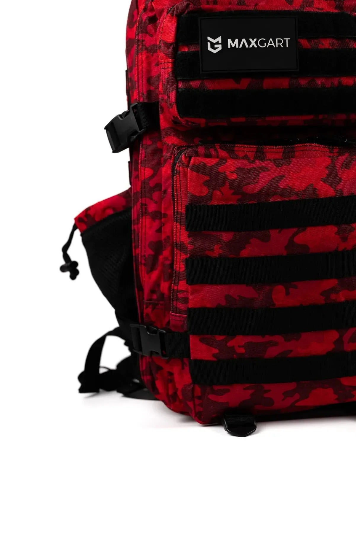MAXGART Tactical Backpack 45L – Red CP – Water-Resistant & Versatile