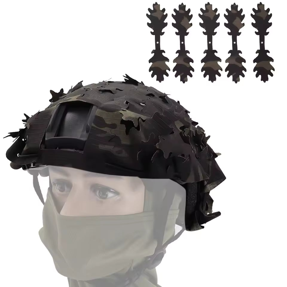 FAST Helmet Cover 3D Leaf – Multicam Black