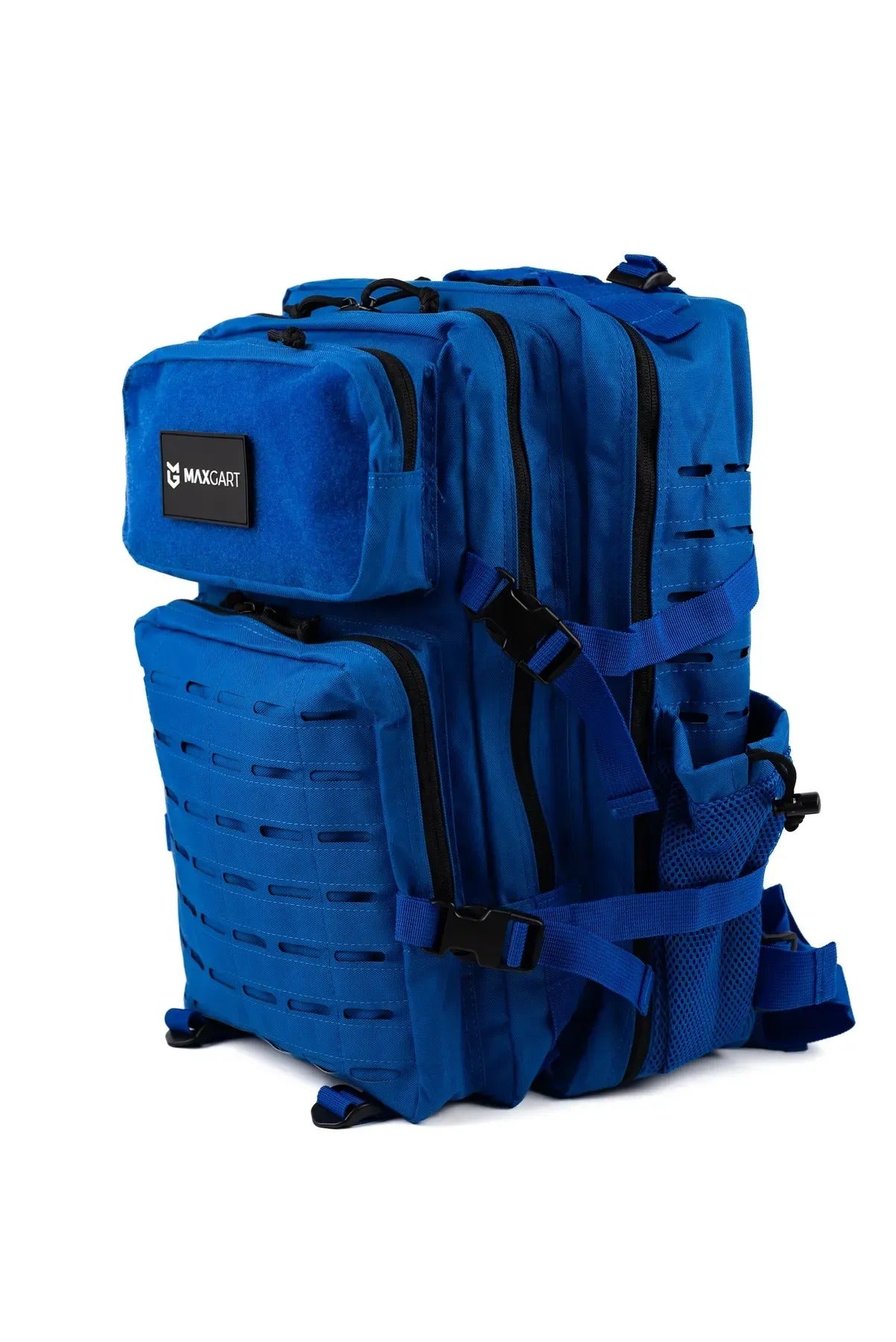 MAXGART Tactical Backpack 45L – Pulse Blue – Water-Resistant & Versatile