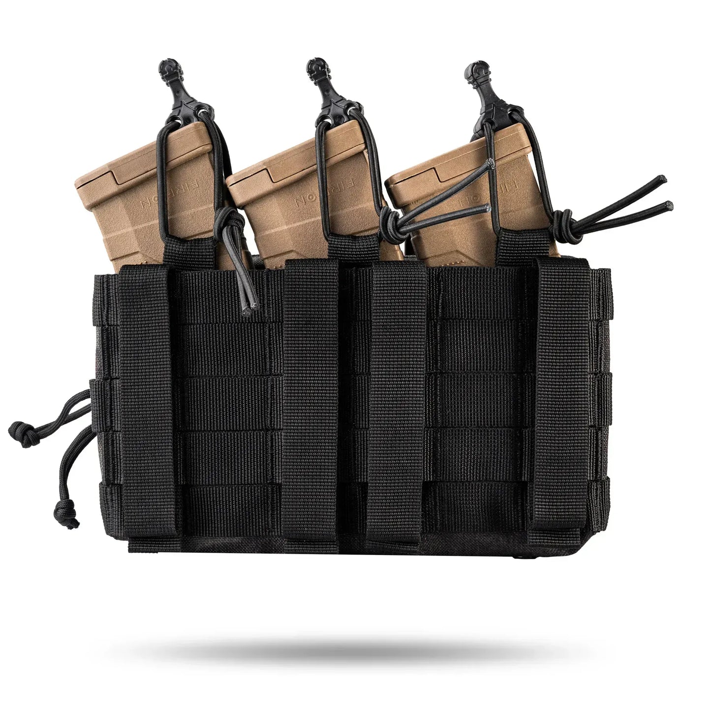 Famtac Triple AK AR Admin Mag Pouch MOLLE | Multicam Black - Blender Tactical