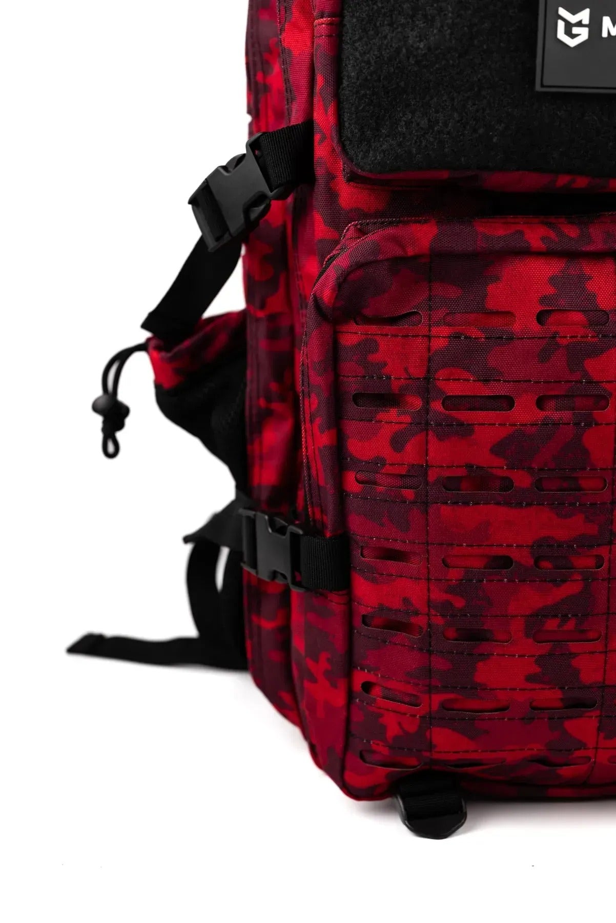 MAXGART Tactical Backpack 45L – Pulse Red CP – Water-Resistant & Versatile
