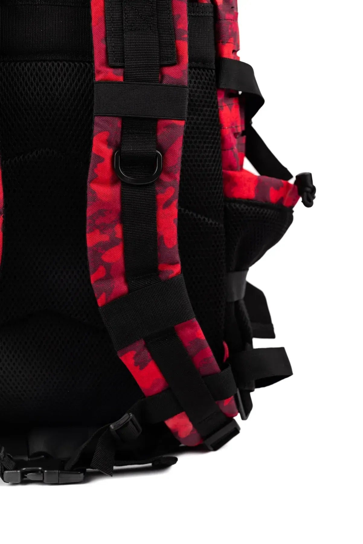 MAXGART Tactical Backpack 45L – Pulse Red CP – Water-Resistant & Versatile